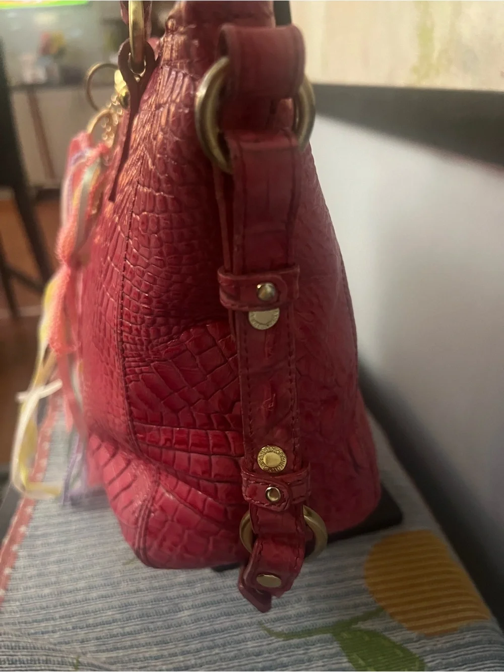 Brahmin Mini Asher Small Tote in Pink